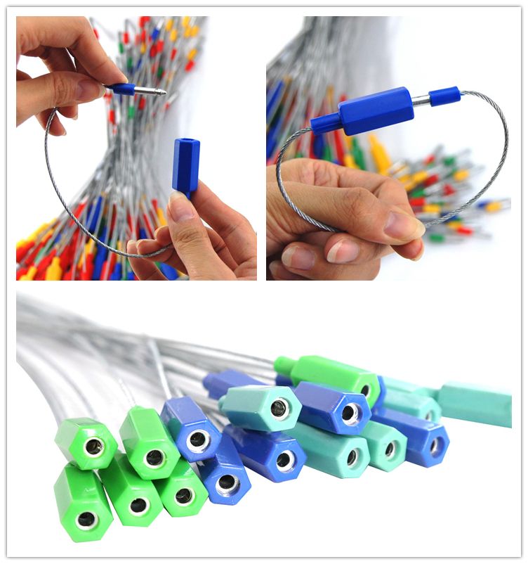 China Adjustable colorful cable seal lock security cable seal high ...