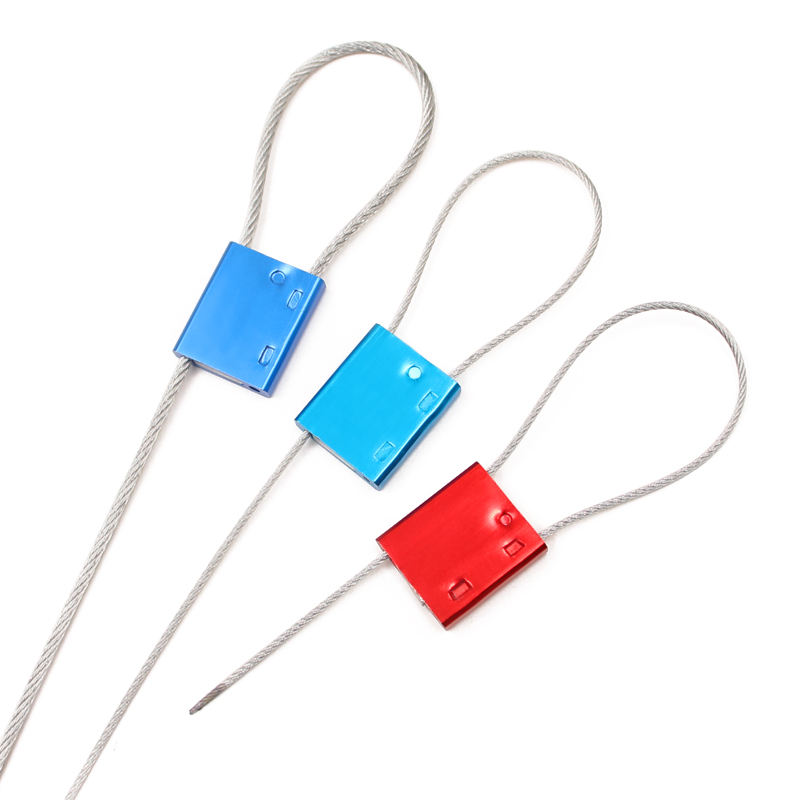 China Chinese Manufacturer Galvanized Steel Wire Rope Seal Cable Lock ...